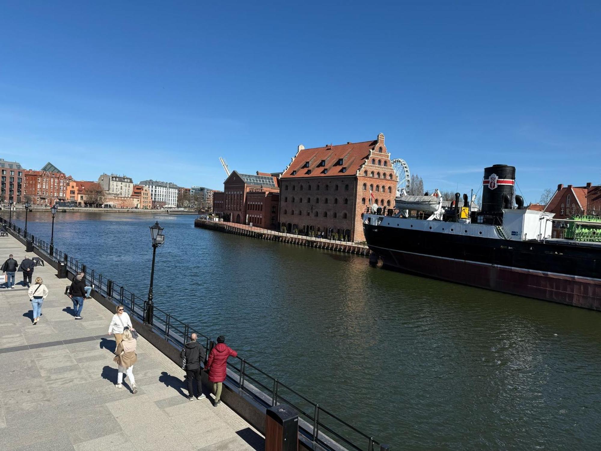 Motlawa Apartments - Old Town & River Viev, Fast Wifi Gdansk Ngoại thất bức ảnh